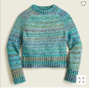 NWT Beautiful Women’s J.Crew Italian Space-Dyed Sweater, Size M